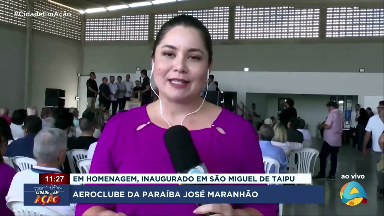 Cidade em Ação - Inaugurado Aeroclube da Paraíba José Maranhão em São Miguel de Taipu