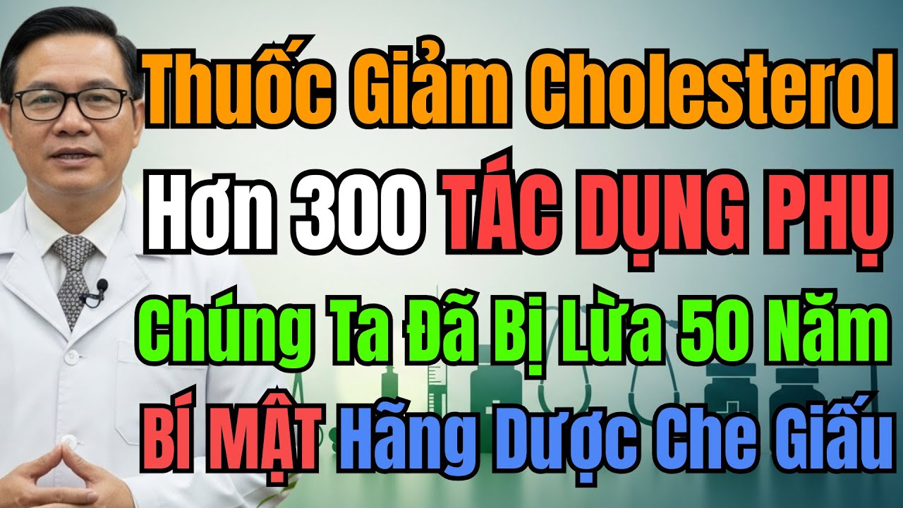 Thuốc Statin Giảm Cholesterol Có Thể Hủy Hoại Não, Cơ Bắp Với Hơn 300 Tác Dụng Phụ Bị Che Giấu.