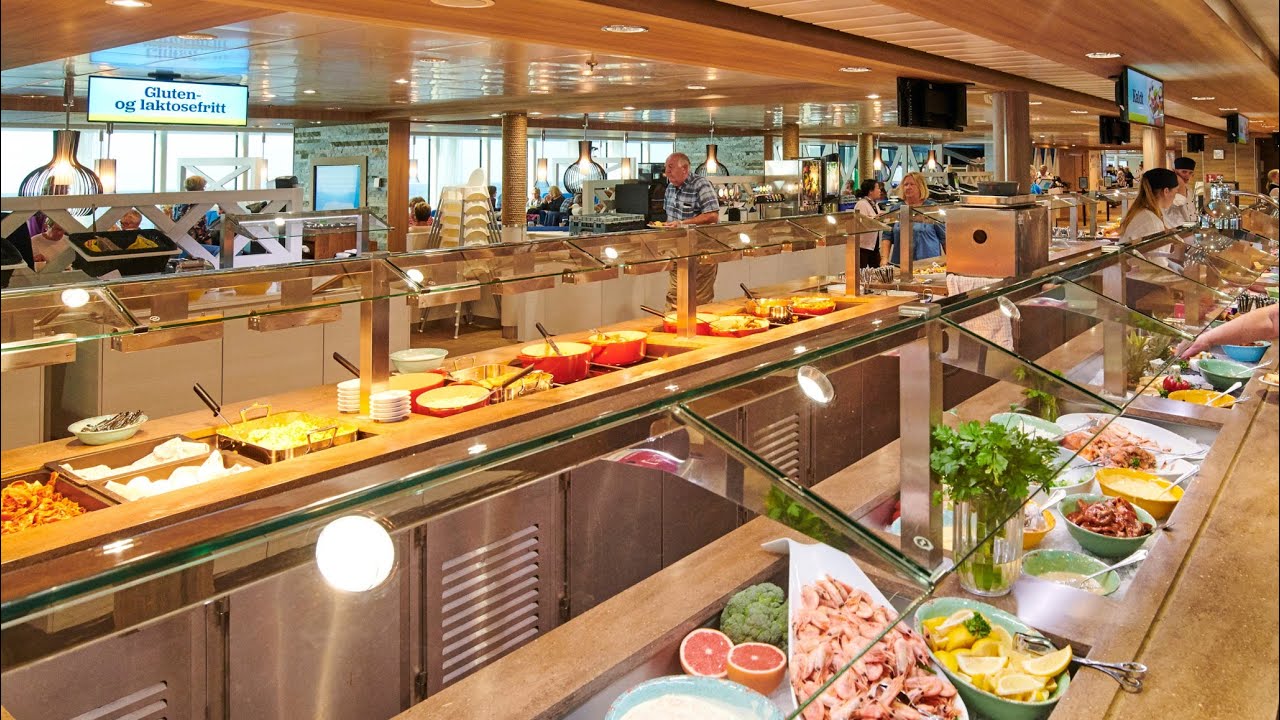 Colorline cruise breakfast buffet | breakfast buffet ferry colorline norway to Sweden