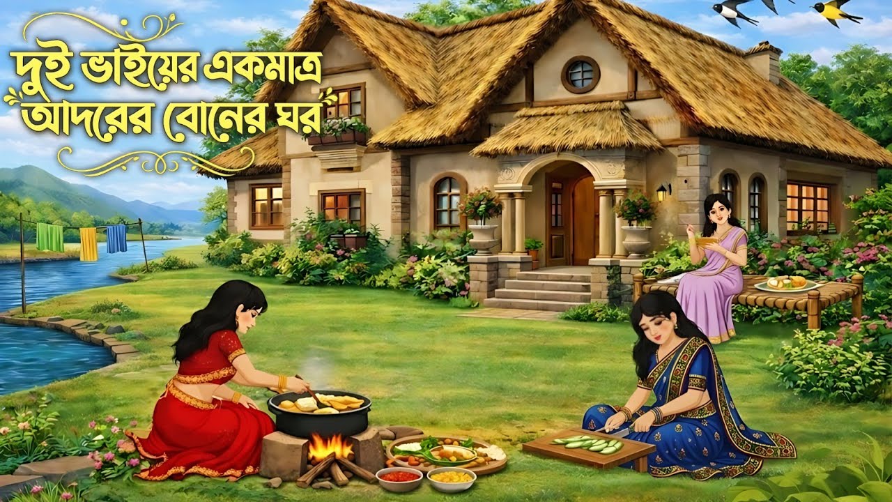 দুই ভাইয়ের একমাত্র আদরের বোনের ঘর | Bengali Moral Story | Cartoon Golpo | ToonZik Bangla 