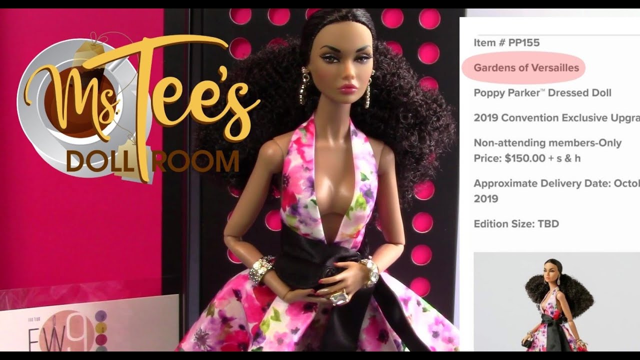 Garden of Versailles Poppy Parker 2019 Convention Registration Upgrade Doll, Unbox & Review!