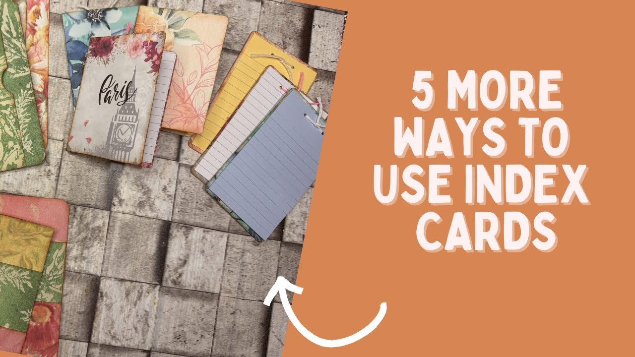 ✨ 5 More Creative Ways to Use Index Cards in Your Journals | Easy DIY Ephemera Ideas ✨