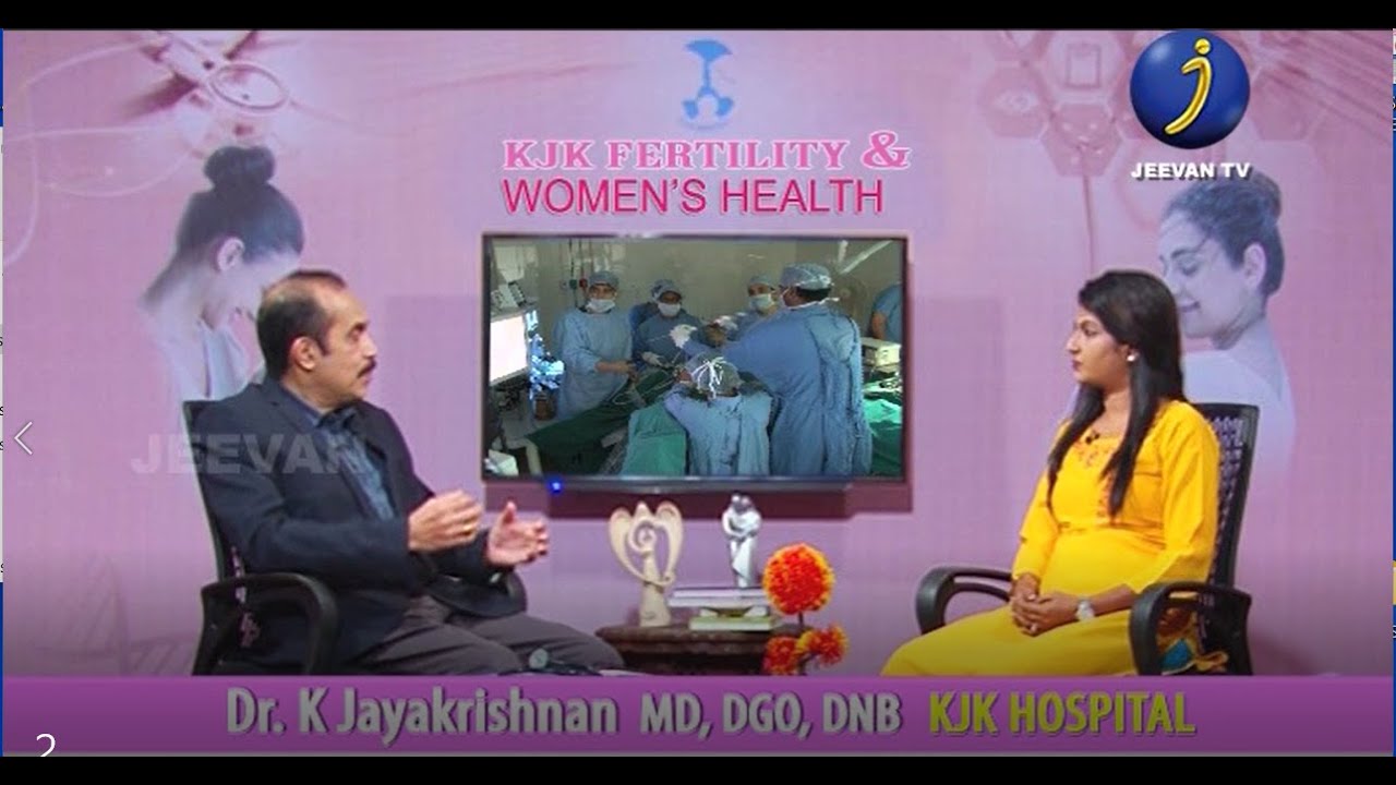 Dr K Jayakrishnan, Managing Director, KJK Hospital creating awareness about Infertility, Jeevan TV