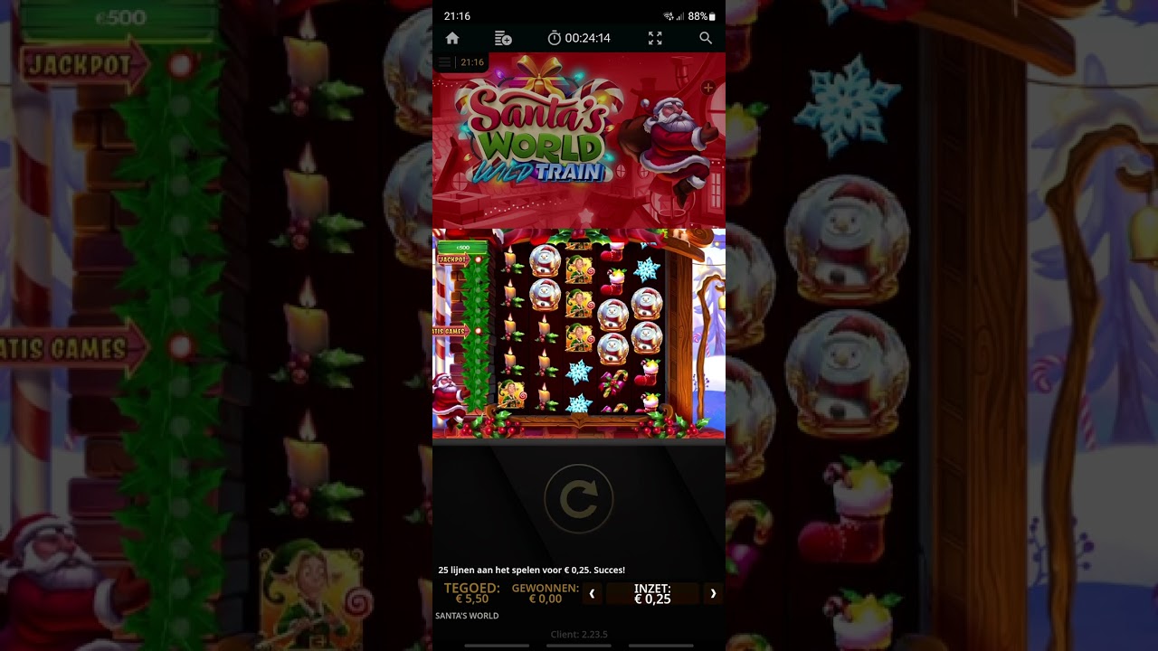 BONUS GAMES Santa's World Wild Train