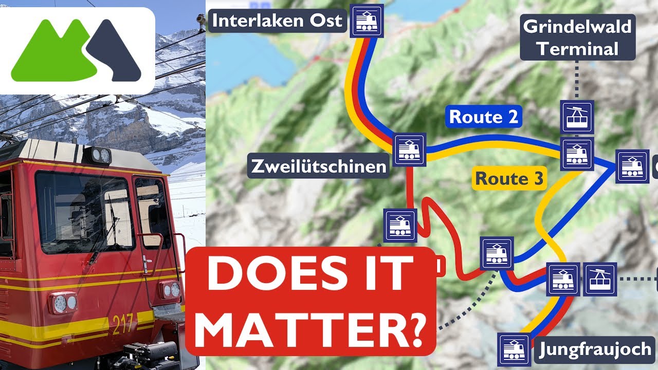 The 3 Jungfraujoch routes compared - Which is best for you?