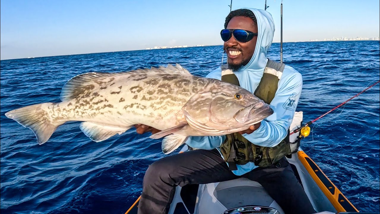 Offshore to Ocean Floor!  Springtime Grouper and Lobsters In South Florida