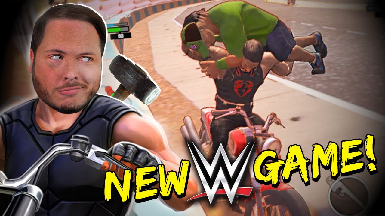 *NEW* WWE GAME that you NEED to PLAY! (WWE Racing Showdown)