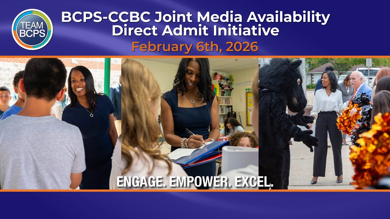 BCPS-CCBC Joint Media Availability — Direct Admit Initiative