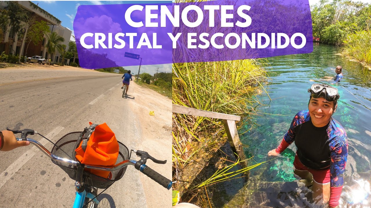 🔴CENOTE CRISTAL Y CENOTE ESCONDIDO TULUM |  Cenote #76 y Cenote #77 | Moyita Explorando