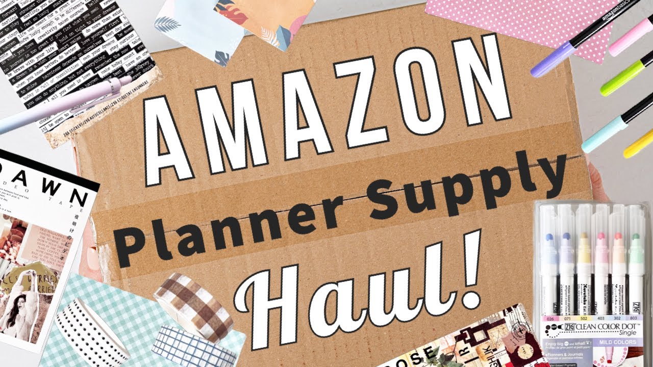 Amazon Planner Supply Haul! HONEST Review of Pens, Paper, Stickers, Washi & Other Stationery Items!