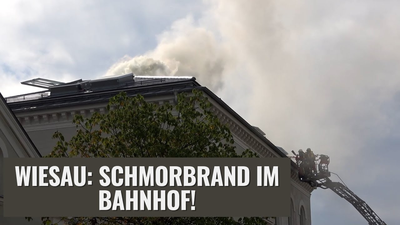Schmorbrand im Bahnhofsgebäude Wiesau – Rauchentwicklung & Zugverkehr eingestellt