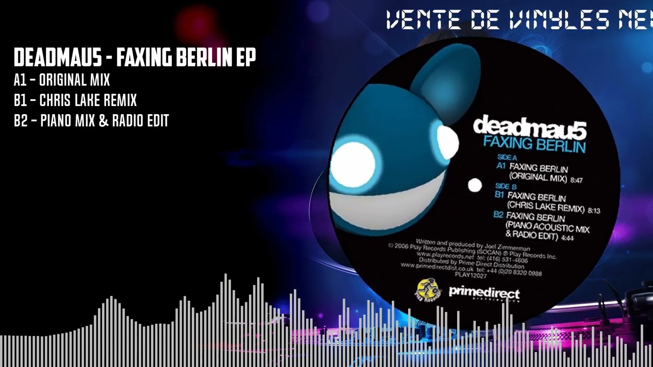 Deadmau5 - Faxing Berlin EP [BLACK] (PLAY12027)