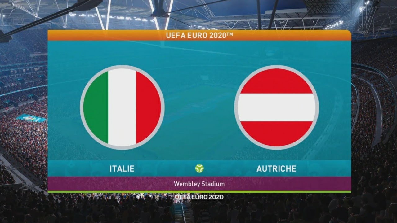 PES 2021 [PS4] UEFA EURO 2020 - 1/8 DE FINALE : ITALIE - AUTRICHE