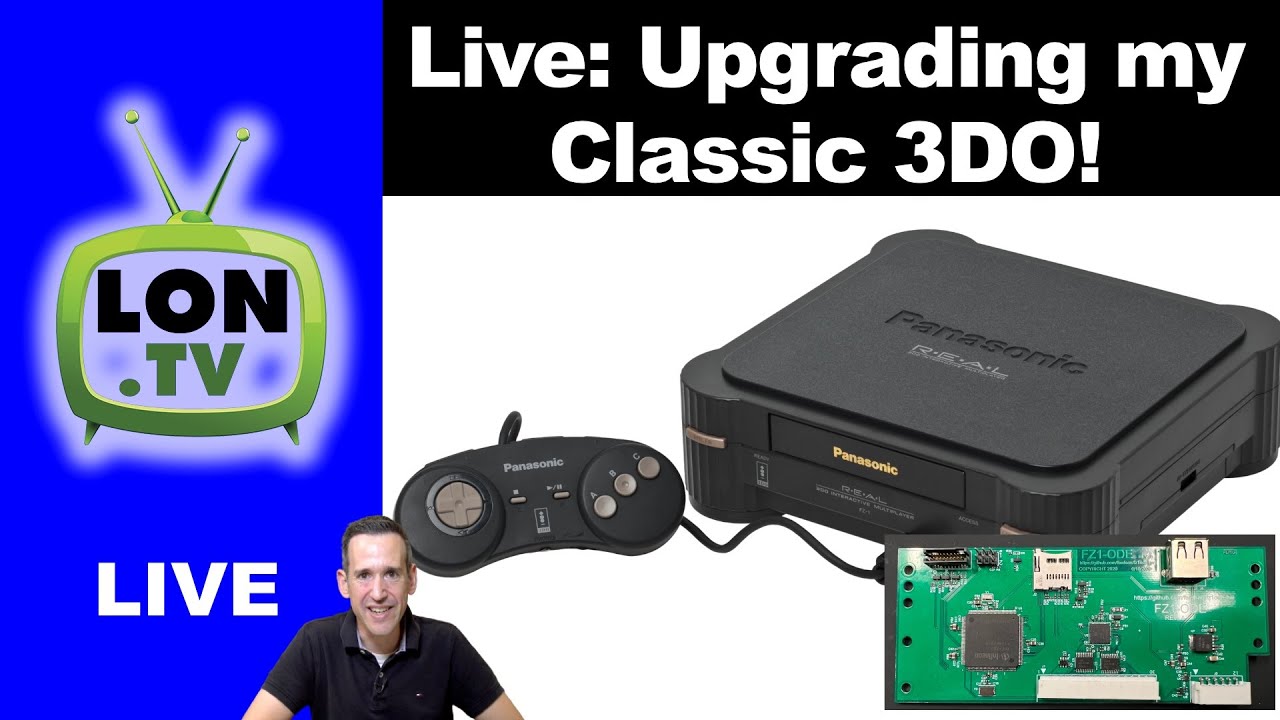 Live: Upgrading my Classic 3DO with an ODE !