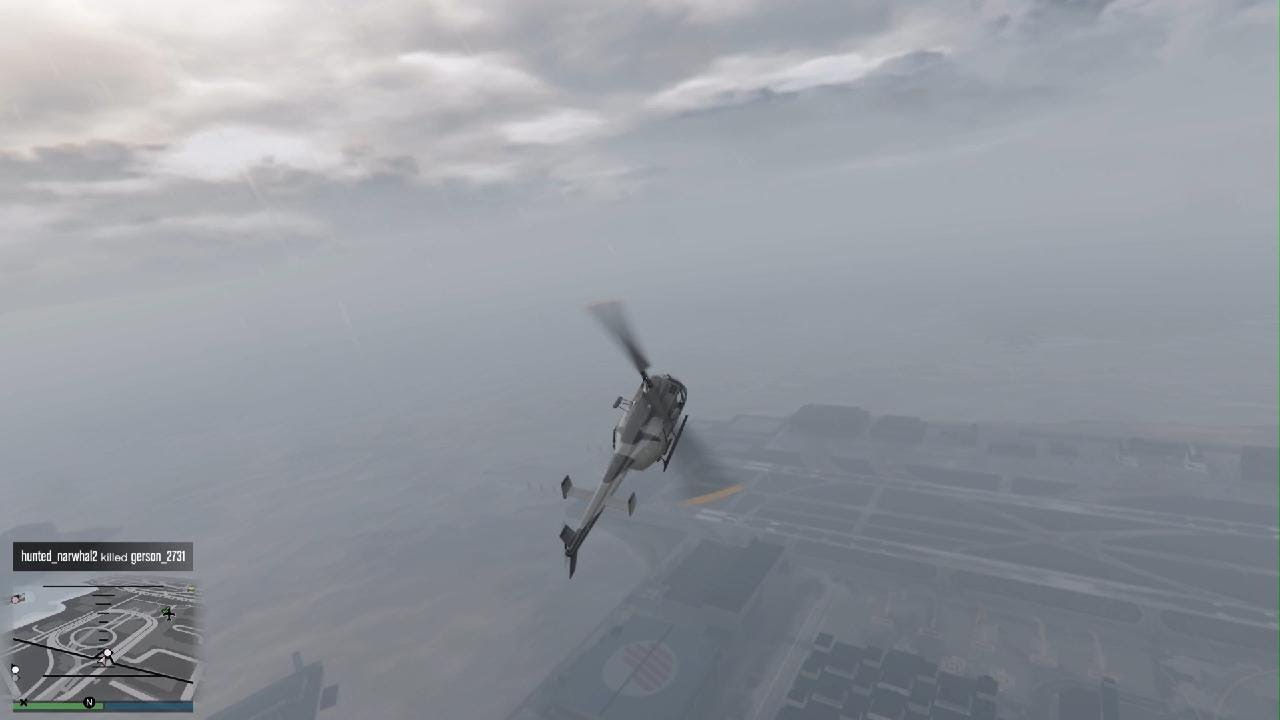 I went sky diving in GTA
