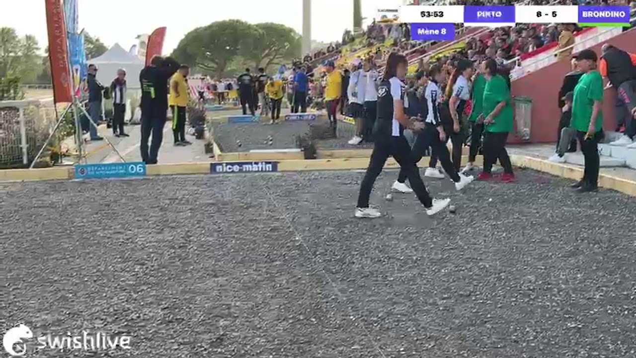 Europetanque Feminin 2023, 1/2 finale, PINTO VS BRONDINO