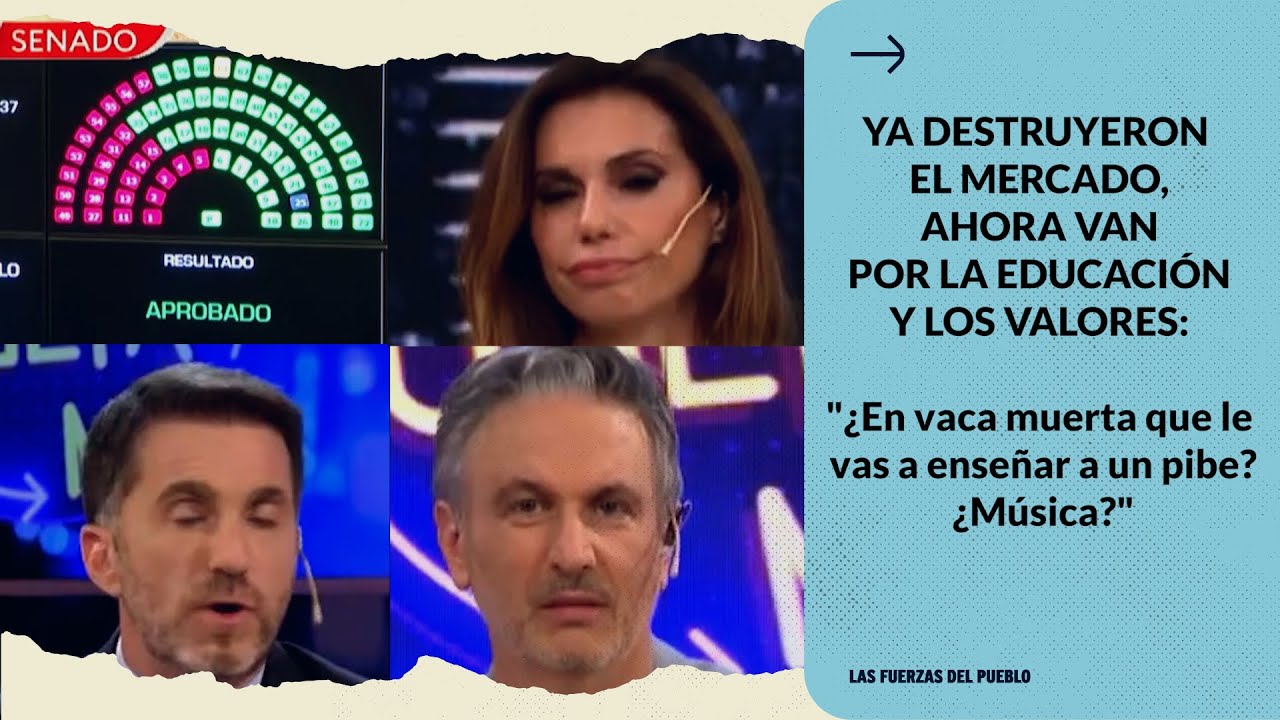 DESTRUYERON EL MERCADO ahora VAN POR LA EDUCACIÓN: "¿En vaca muerta que le vas a enseñar a un pibe?"