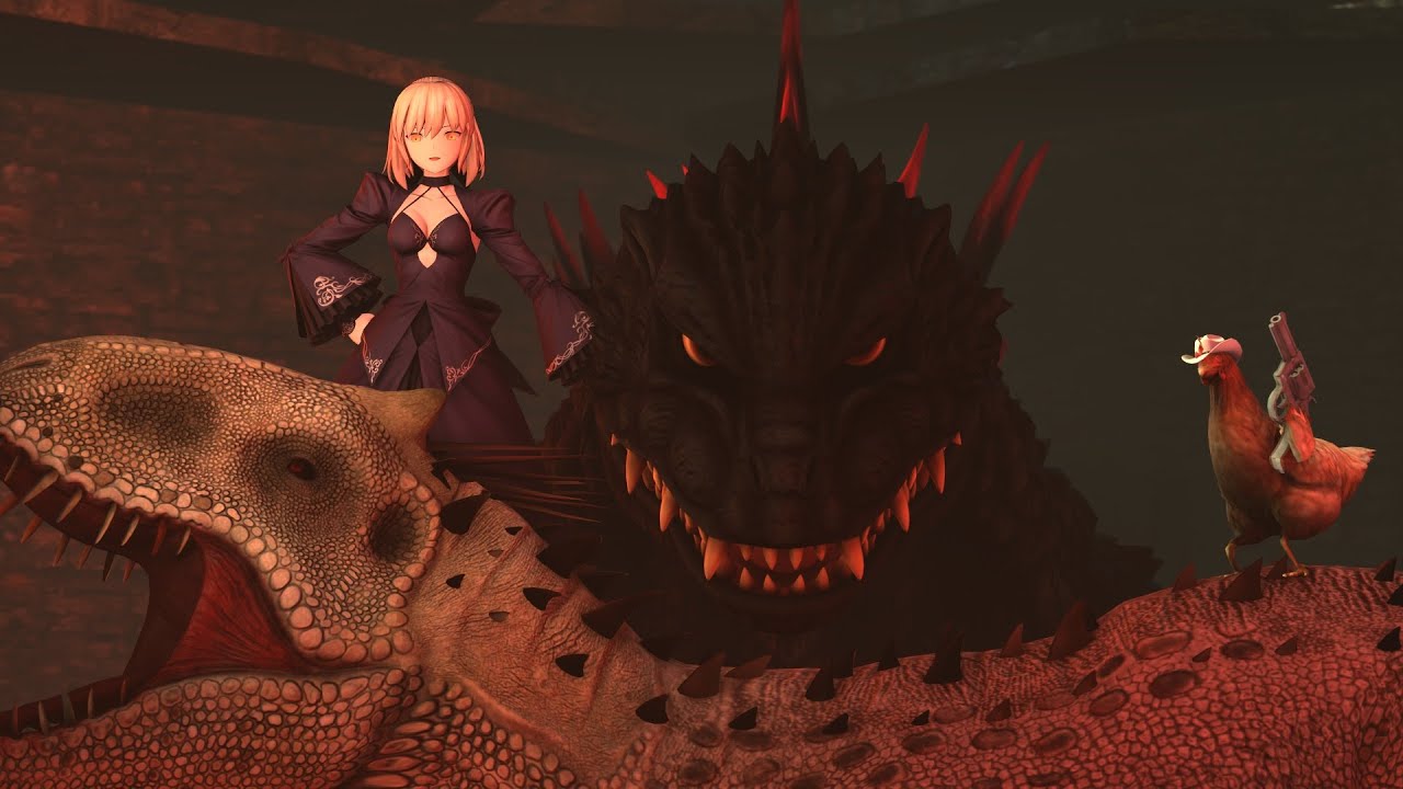 Godzilla 2000 and El Pollo - The Saga (So far...) [SFM]
