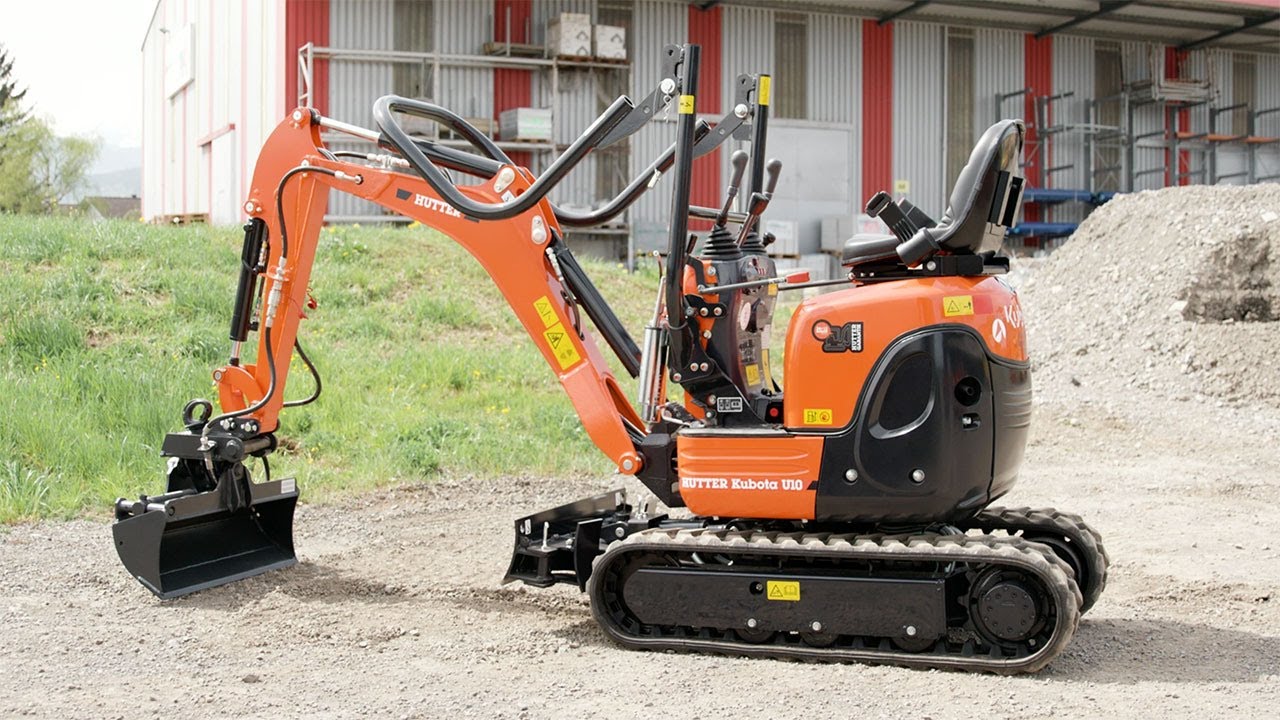 Wir stellen vor: Kurzheckbagger HUTTER Kubota U10