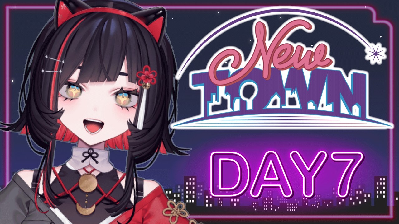 【#NEWTOWN 】７日目！もう１週間経つらしい💭【#無原唱レコード / #朱名 】