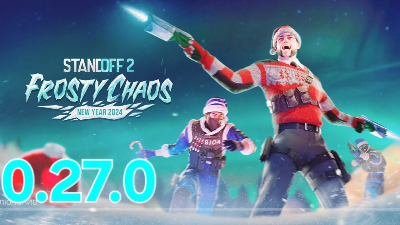 вышло новогоднее обновление 0.27.0|FROSTY CHAOS- два новых режима, новый sandstone, новая villagge!
