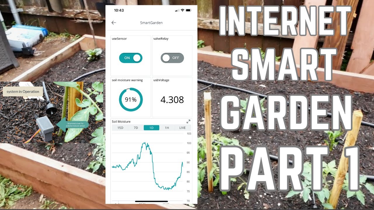 Internet Smart Garden Part 1 - Arduino Cloud setup and Operation