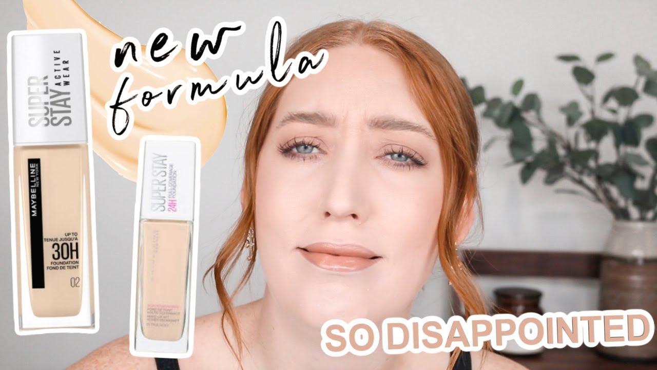 *NEW* Maybelline Superstay Active Wear 30H Foundation Review | Is it as good as the old one???