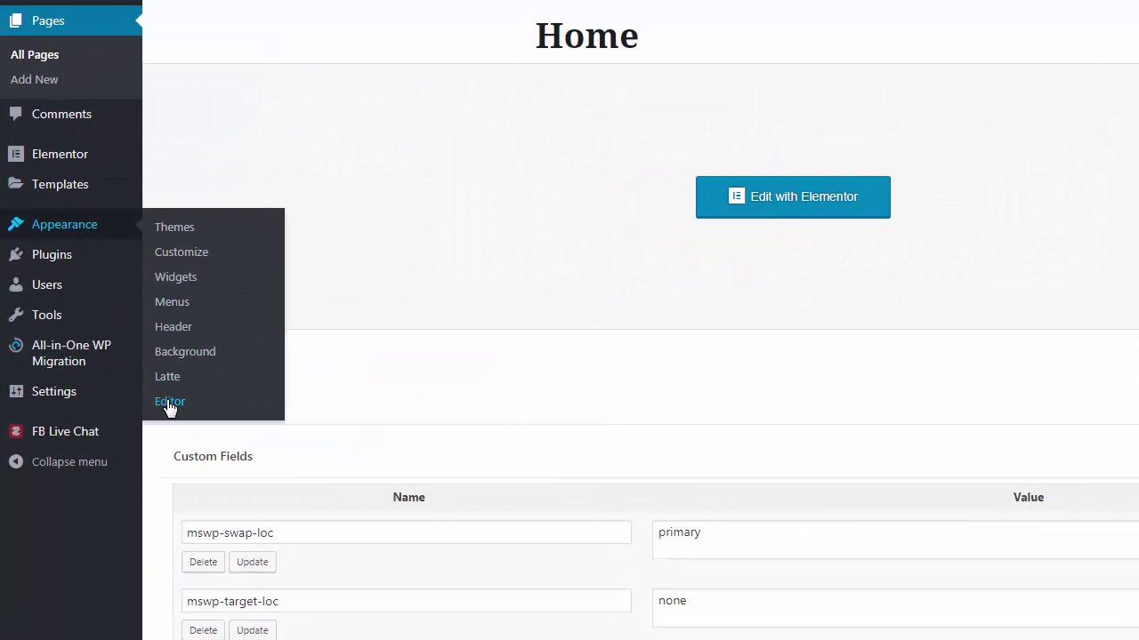Fixed, The Content Area Was Not Found in Your Page | Elementor page builder WordPress plugin