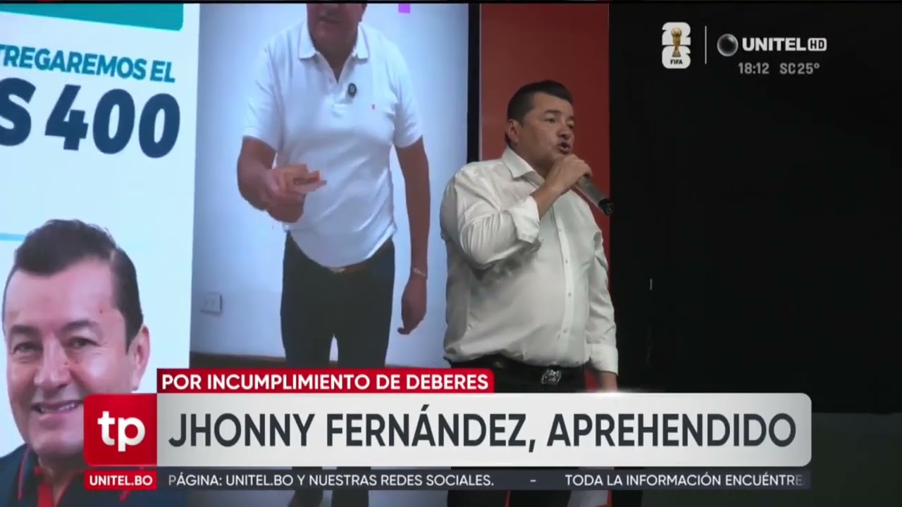 Presidente cívico pide investigar al entorno de Jhonny: “Si hay indicios, no es él solo”