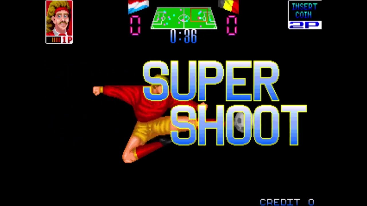 EURO CHAMP TAITO – 1992 arcade retrogame longplay , complete game with unlimited super shot cheat