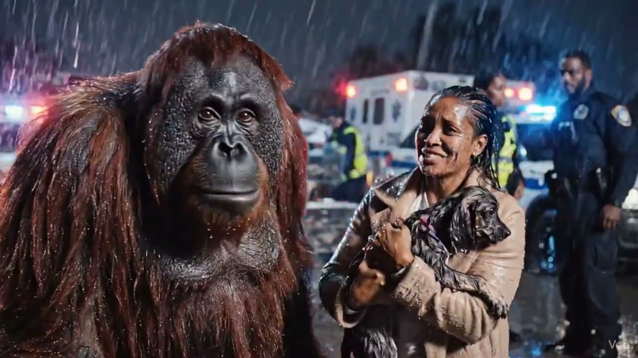 ORANGOTANGO DESAFIOU A MORTE NA VIDA REAL PARA SALVAR UM FILHOTE! 🦍🔥