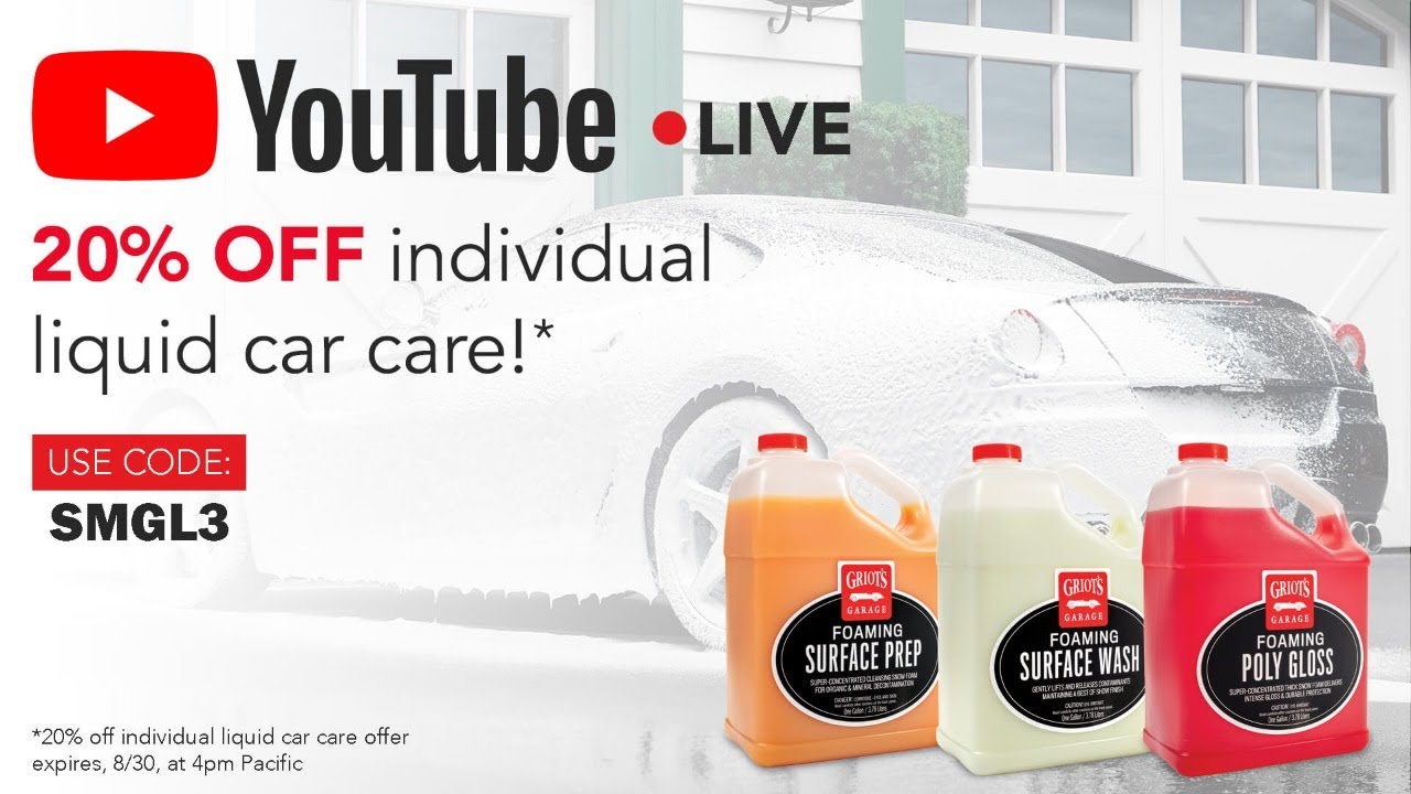 Griot's Garage LIVE: BOSS Foaming System