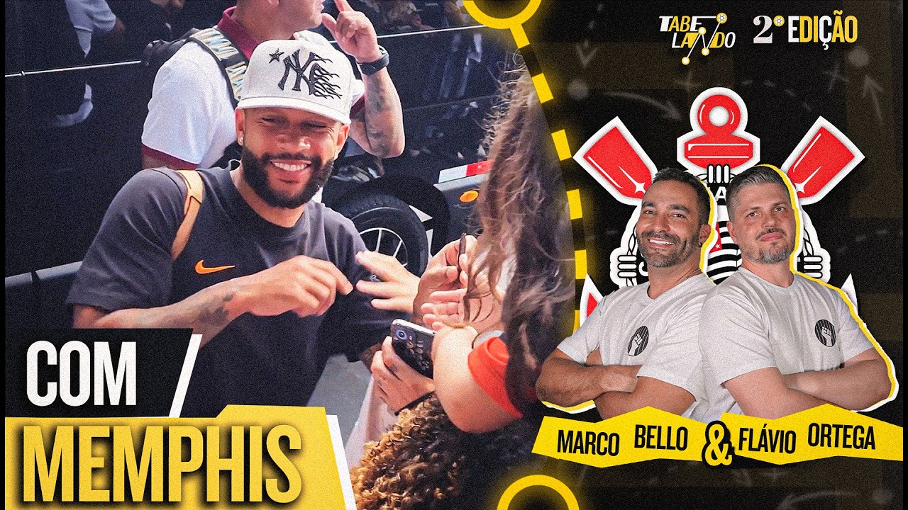 CORINTHIANS CHEGA A CURITIBA COM MEMPHIS DEPAY E SEM ANGILERI PRA ENFRENTAR O ATHLETICO-PR