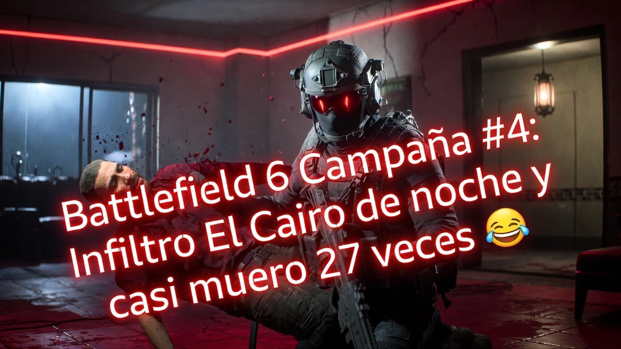 Battlefield 6 Campaña #4  Infiltro El Cairo de noche y casi muero 27 veces🔥