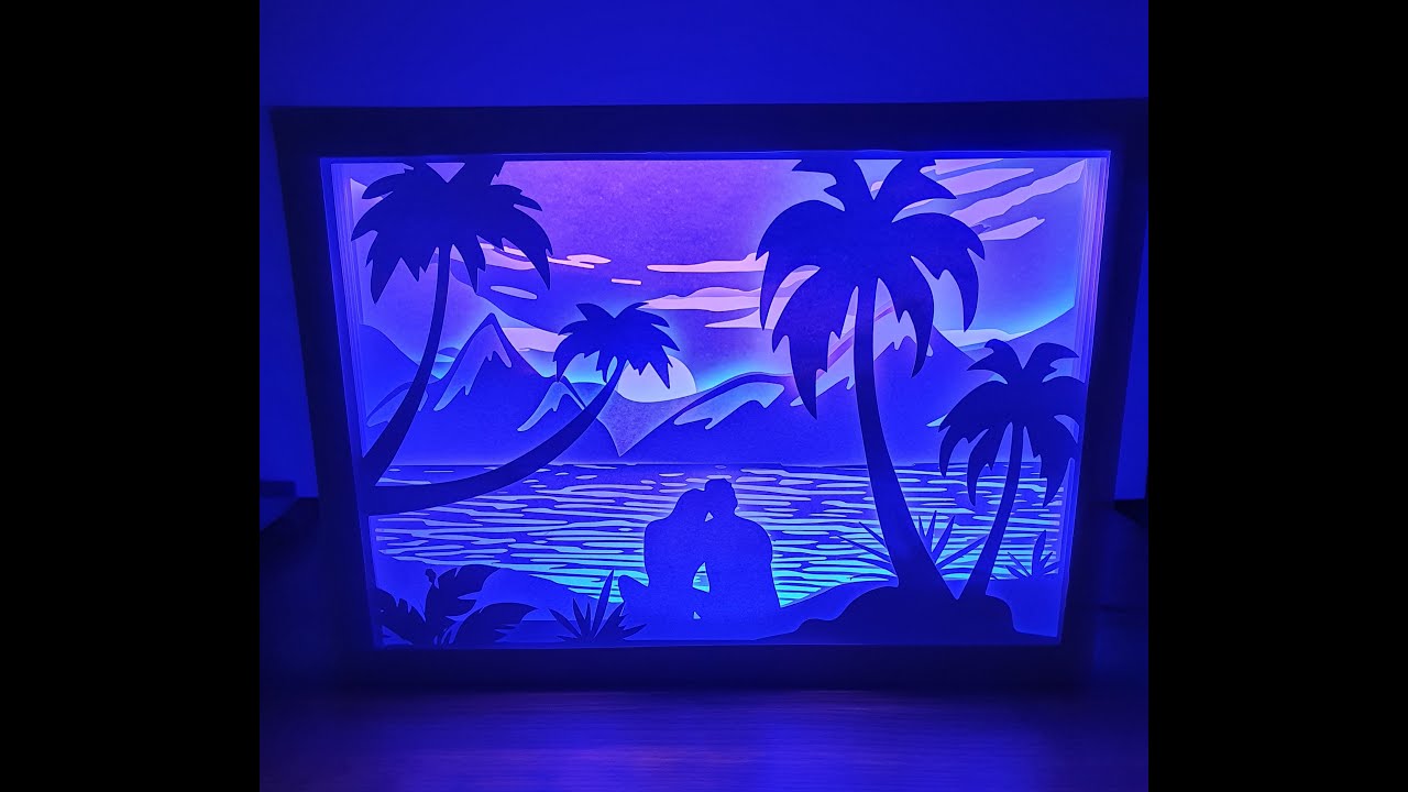 How to connect different colour LED strips to make Light Up Shadow Box