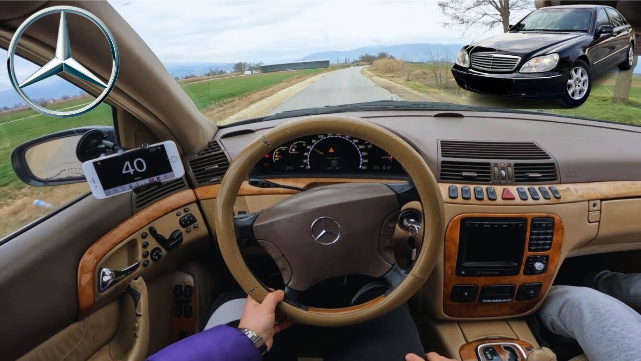 Mercedes Benz S320 W220 2000 [224HP] - POV Test Drive