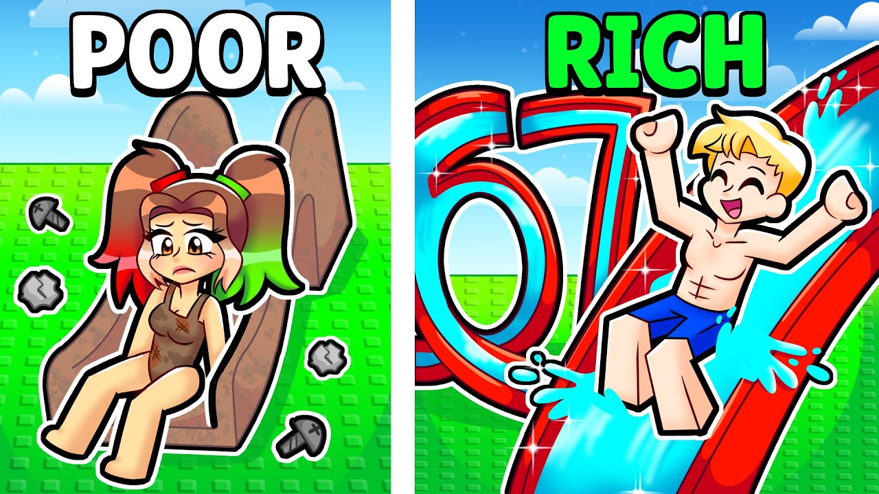 Spending $676,674,692 To Build The BIGGEST WATER SLIDE In Roblox..