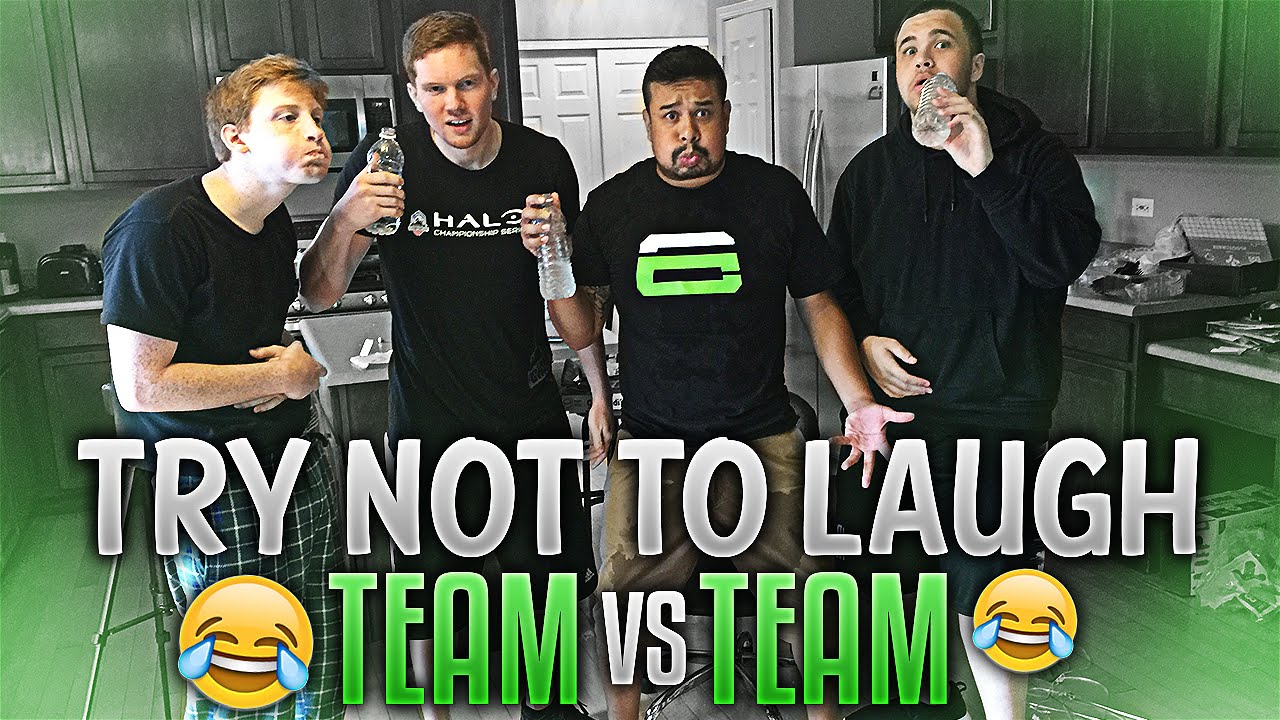 Team vs Team - Try Not To LAUGH Challenge!