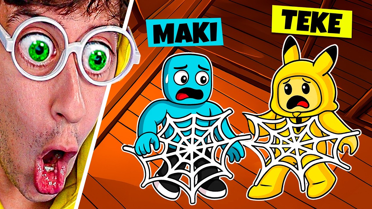 HERMANOS vs ARAÑA en Roblox... 😈💔💀