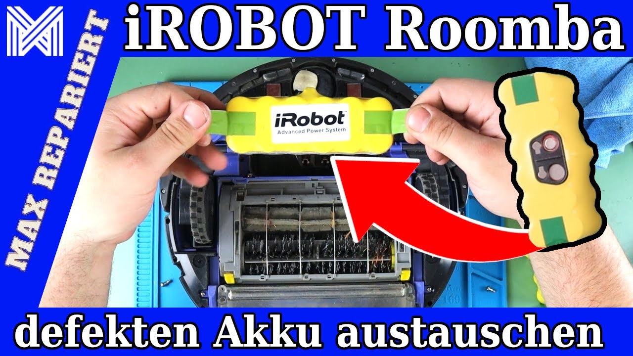 Roomba 650 Akku austauschen - iRobot Batterie austauschen - Akku Problem bei Roomba - 600er Serie
