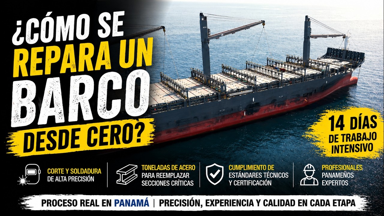 ¿Cómo se repara un barco desde cero? Mira este asombroso trabajo técnico paso a paso