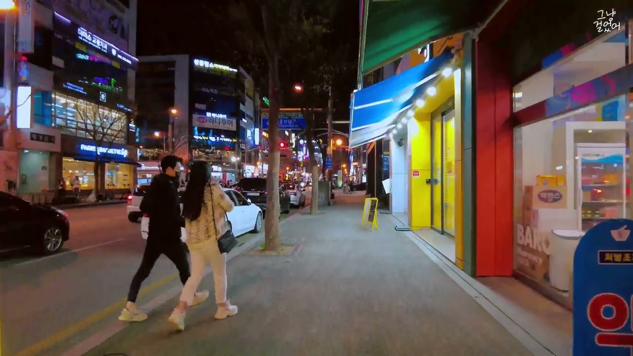 [4K] Walked around the Shinsigaji (new town), a hot place in Jeonju [전주 신시가지]