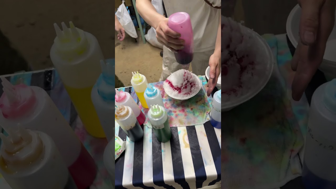 Shaved ice (kakigōri) at Bon Odori festival 