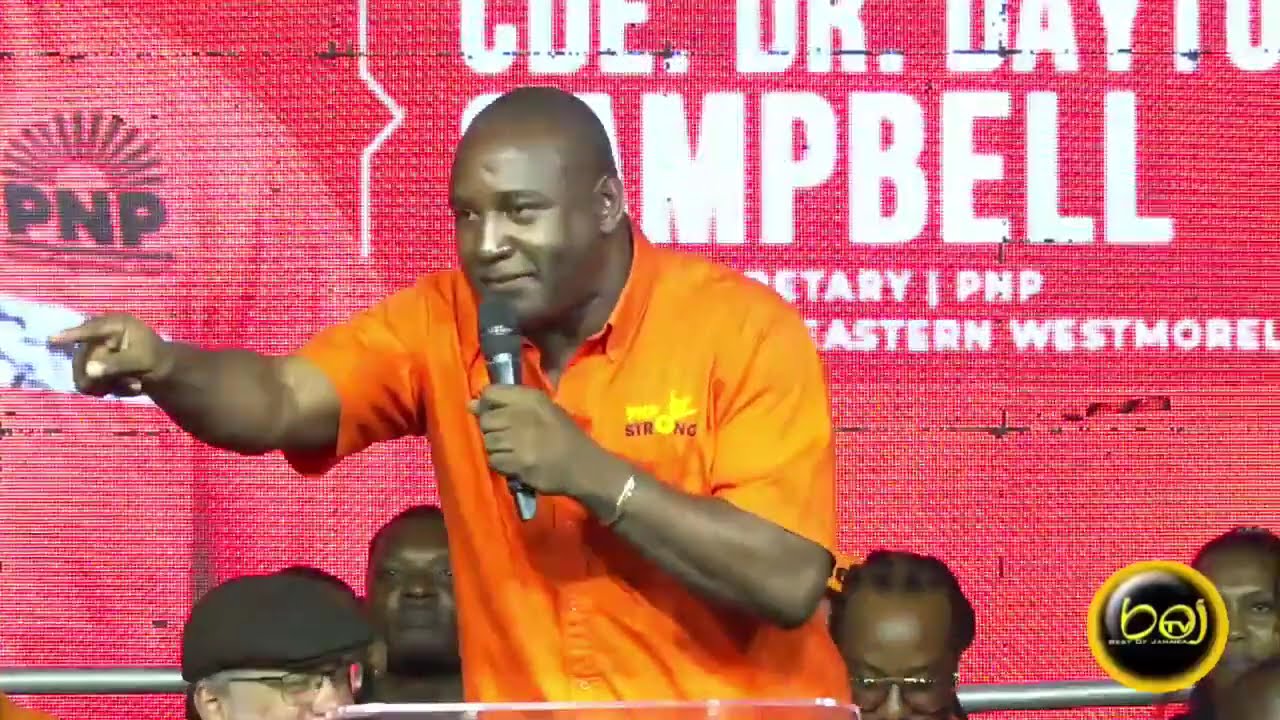 Dr Dayton Campbell | PNP St Thomas Parish Meeting |July 26, 2025 |Paul Bogle Square, Morant Bay