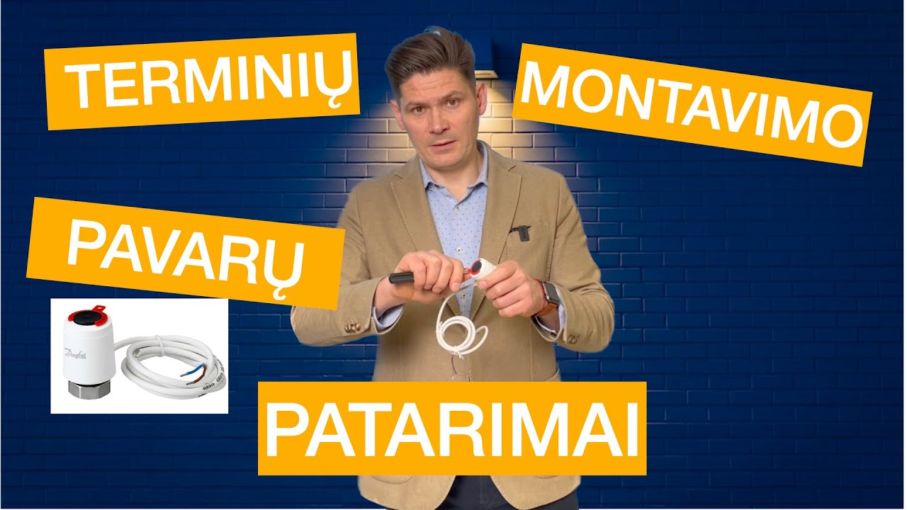 Grindinio šildymo pavarų montavimo patarimai