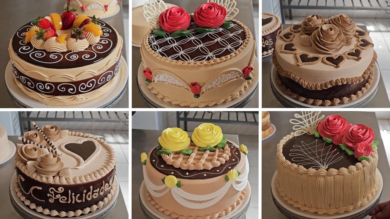 10 ideas para decorar pasteles con crema de chocolate y rosas rojas