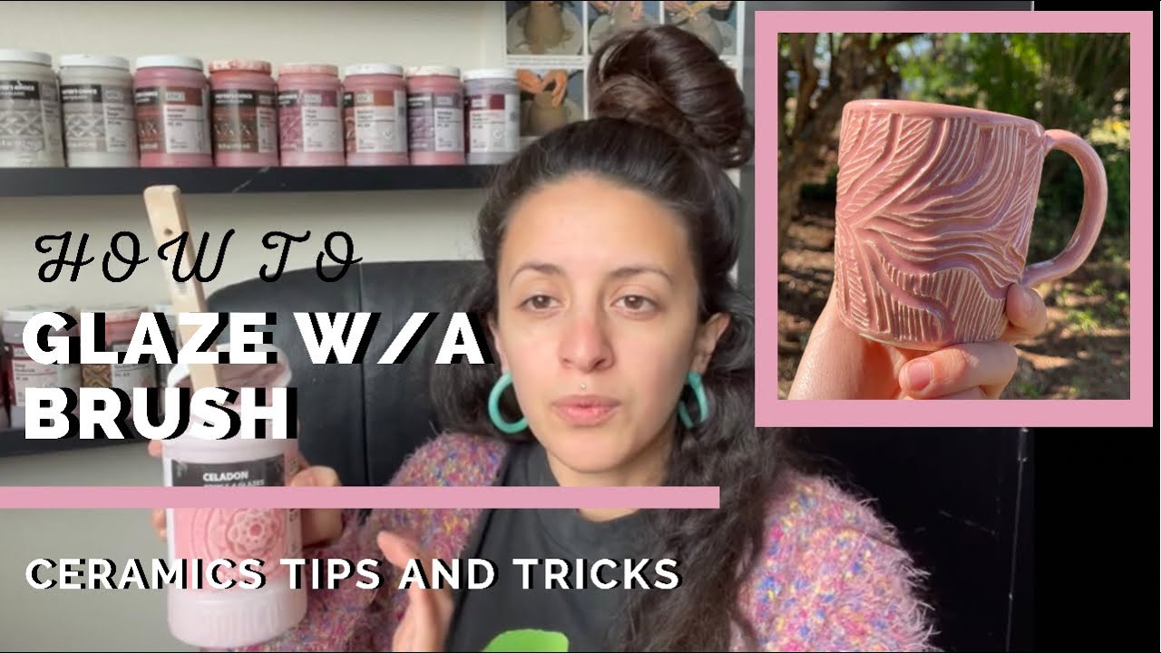 How I Glaze my Pottery Using the Brushing Technique and a Hake Brush