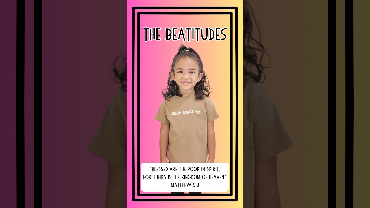 “Blessed are the poor…” Matthew 5:3 