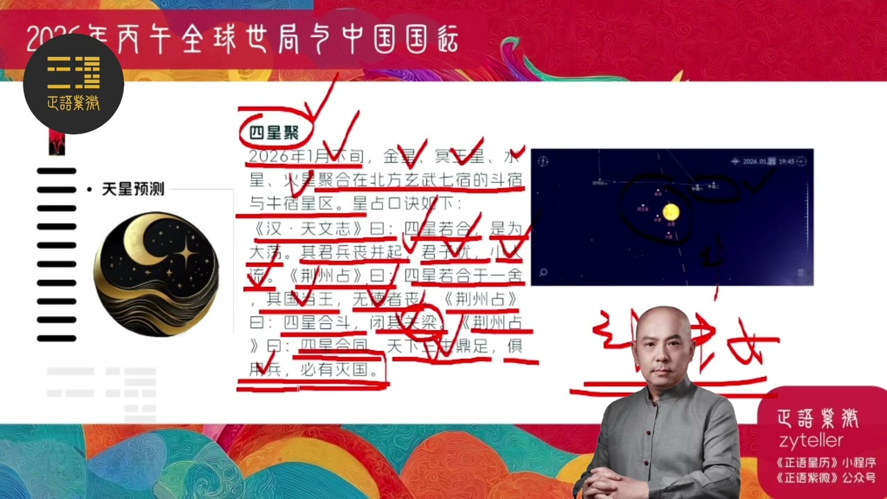 流年星测：2026年丙午，全球世局与中国国运 | 2026 | 赤马红羊 | 中国国运 | 全球格局 | 流年预测 | 周易| 紫微斗数 | 天星学 | 玄空学 | 正语紫微（20260224）