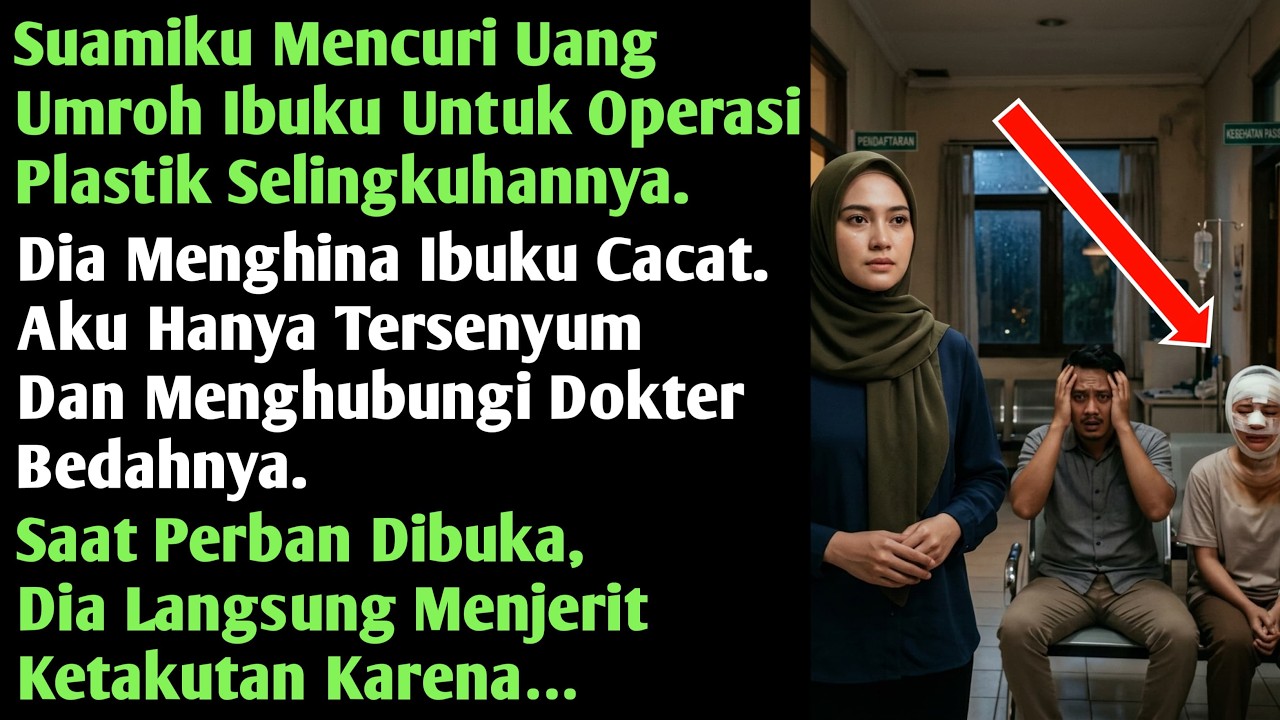 Suamiku Mencuri Uang Umroh Ibuku untuk Operasi Plastik Selingkuhannya, Tapi Akhirnya Menjerit Takut